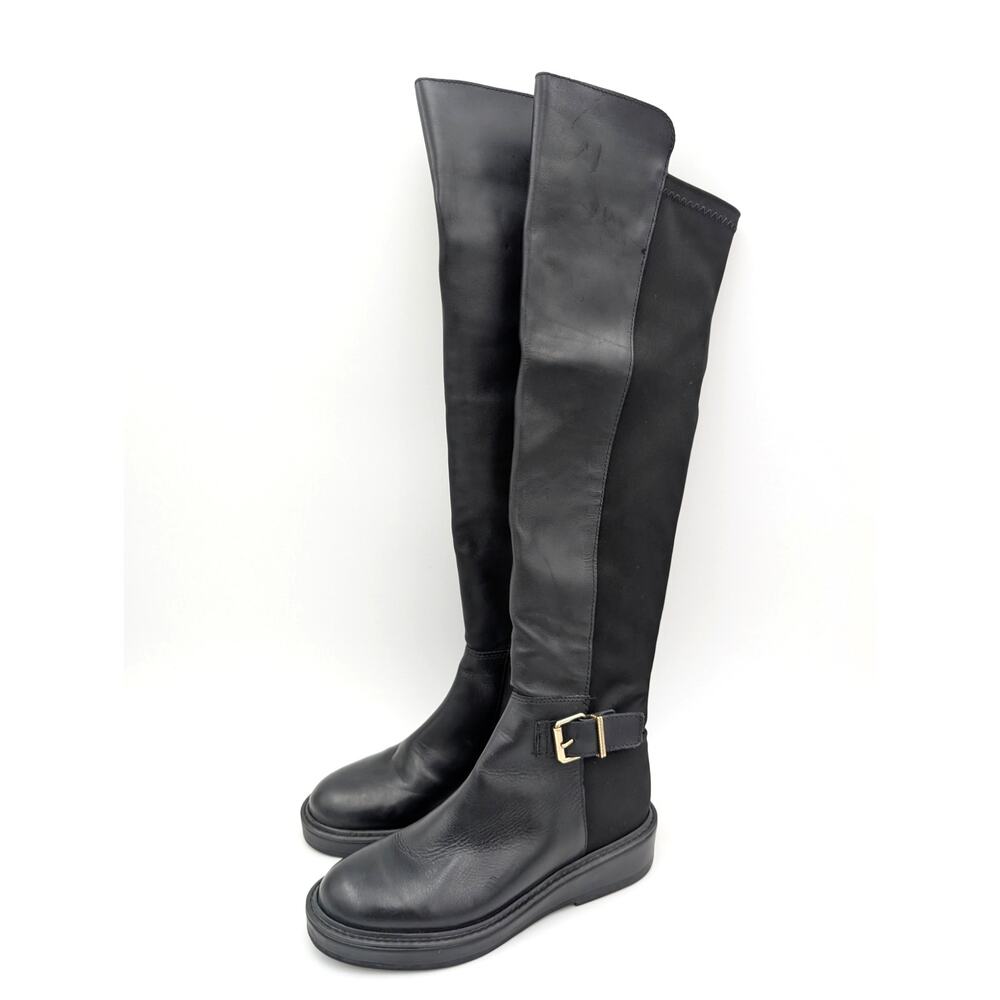 Dolce Vita Ember Over-the-Knee Boots Side Zip Women's Black Size US6 EU37
